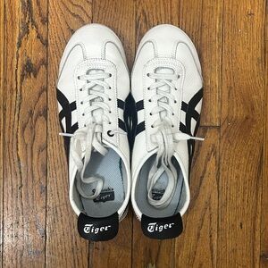 Onitsuka Tiger White and Black Sneakers